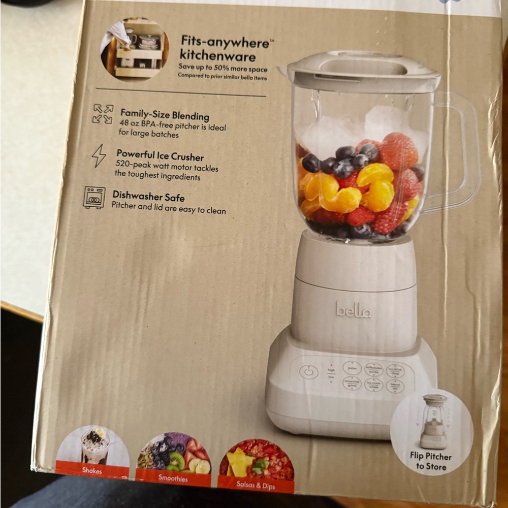 Bella Cream Blender with Powerful Ice Crusher